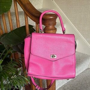 Steve Madden Pink Faux Leather Women's Crossbody Purse